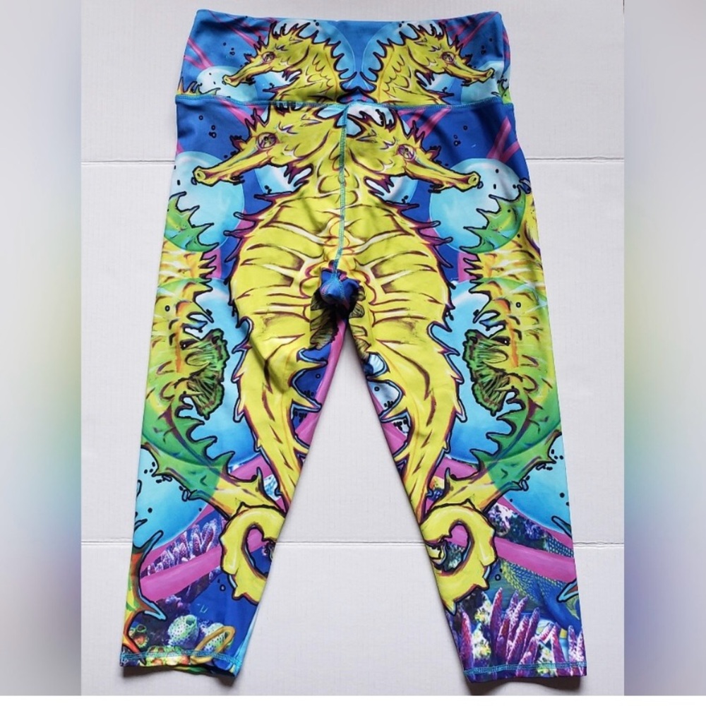 Colorful ocean theme Leggings